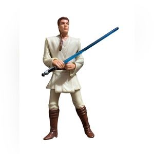 1998 Star Wars Action Figure Episode One TPM Obi Wan Kenobi Hasbro